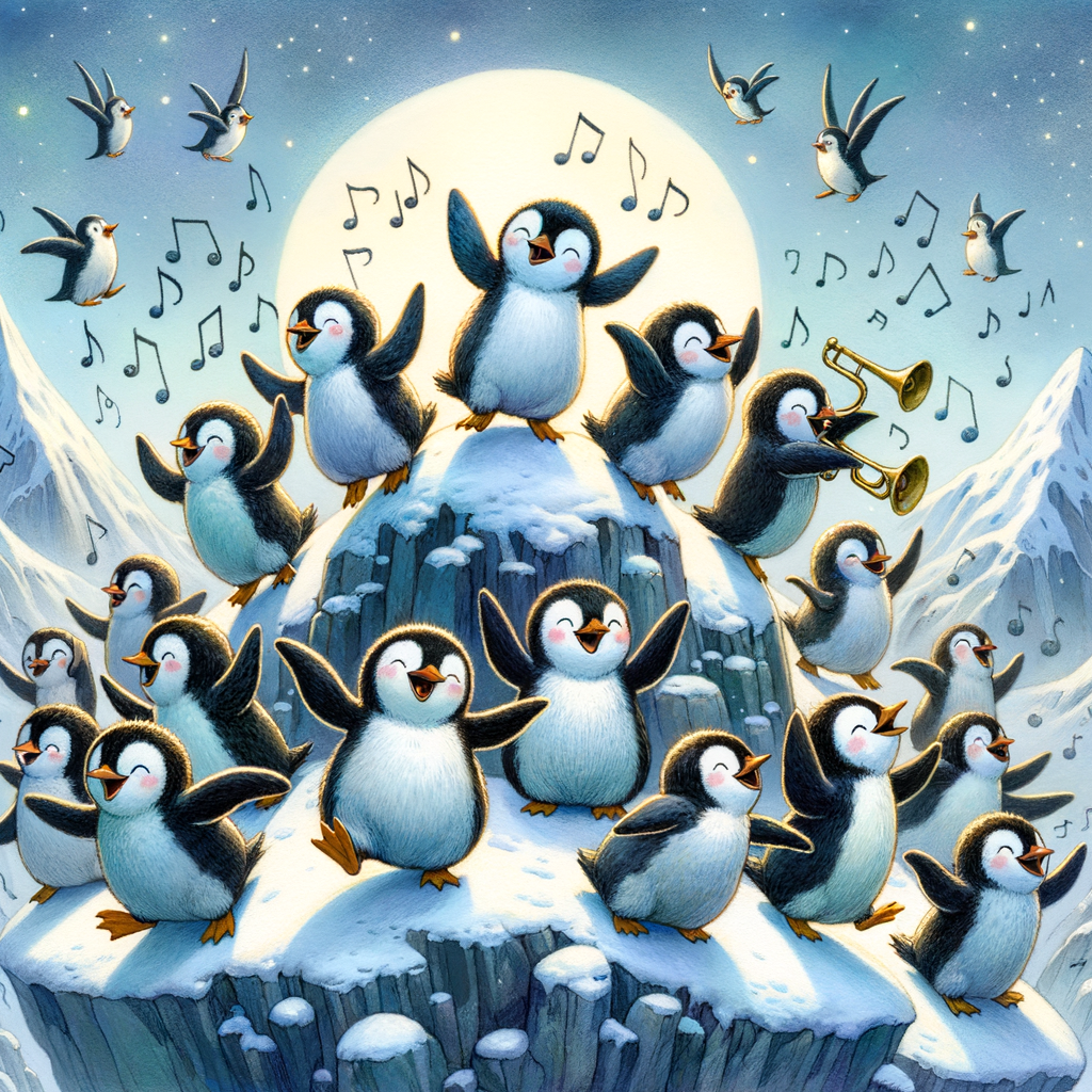 Day When the glaciers have finally melted, musical notes will rain down and the penguins will sing with joy