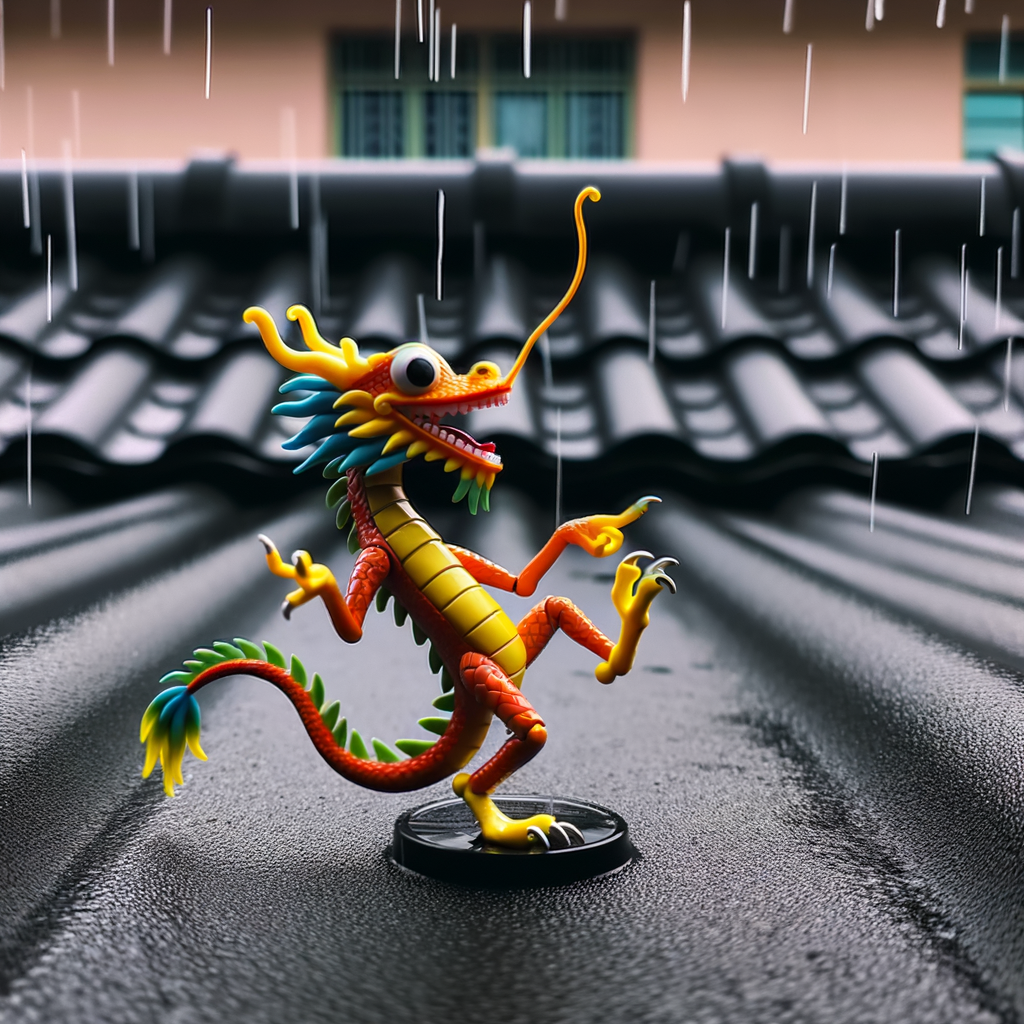 Day On rainy days, if we observe the rooftops of houses closely, we can find miniature dragons dancing with enthusiasm