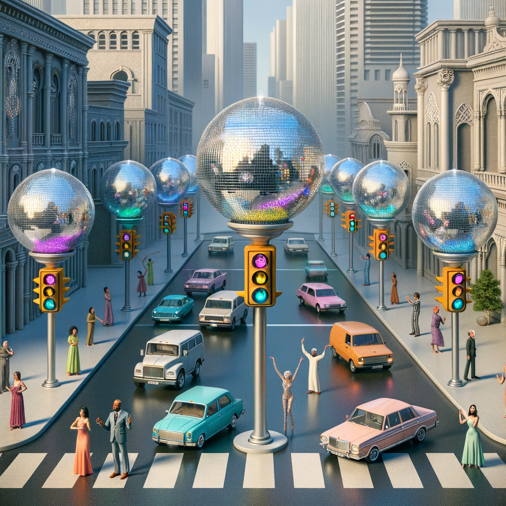 Day The mayor says that starting next month, all the traffic lights in the city will be replaced with disco balls, and drivers will have to dance at every intersection to move forward