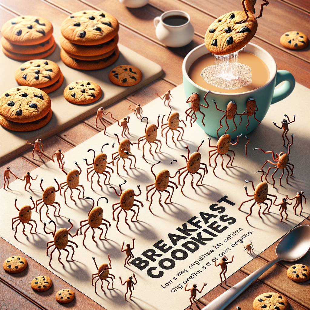 Day If you speak sweetly to the cookies during breakfast, tiny little legs will sprout out and they’ll line up in a conga to dive into your coffee